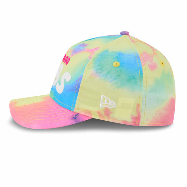 Chicago Cubs New Era Youth Girls Tie Die 9FORTY M crown Adjustable Cap