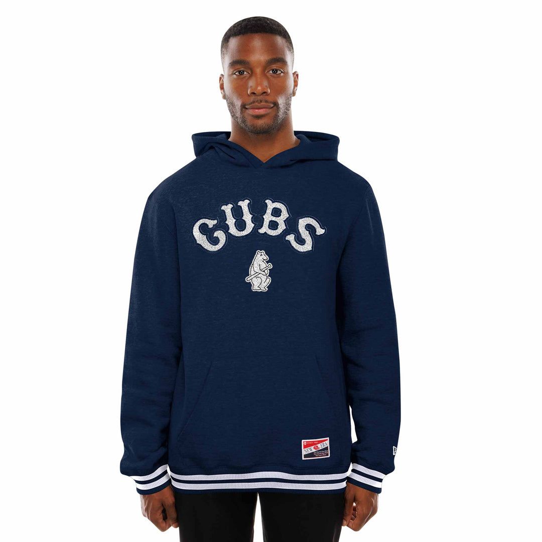 Chicago Cubs New Era Navy 1914 Throwback Hooded Sweatshirt ...