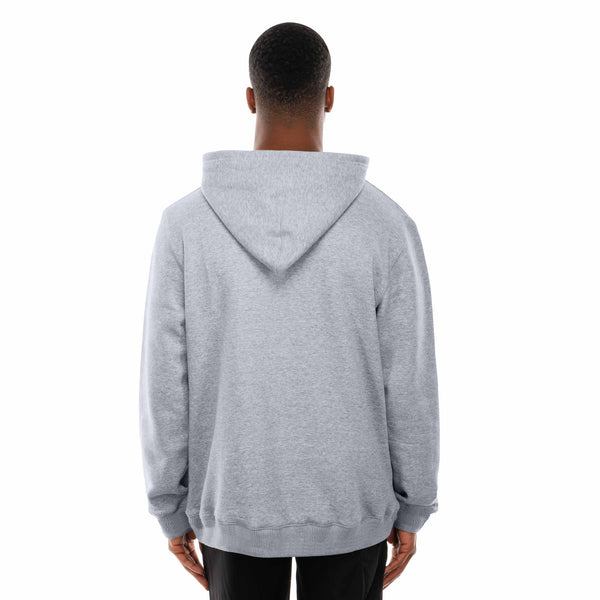 Chicago Cubs New Era Grey Two Hit Game Day Hooded Sweatshirt