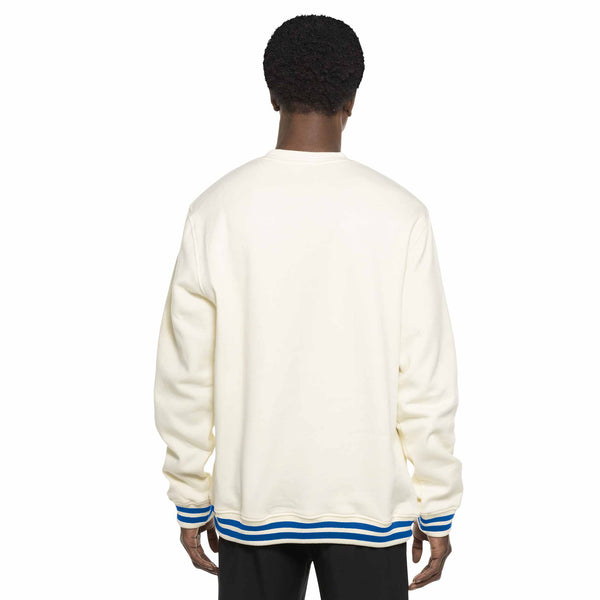 Chicago Cubs New Era Beige 1969 Bear Crest Crewneck Sweatshirt