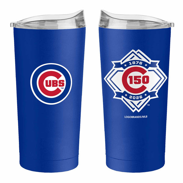 Chicago Cubs 20oz Royal Bullseye 150 Year Logo Tumbler
