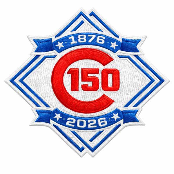 Chicago Cubs 150 Year Jersey Sleeve Patch