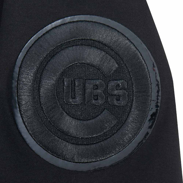 Chicago Cubs Pro Standard Triple Black Hooded Sweatshirt