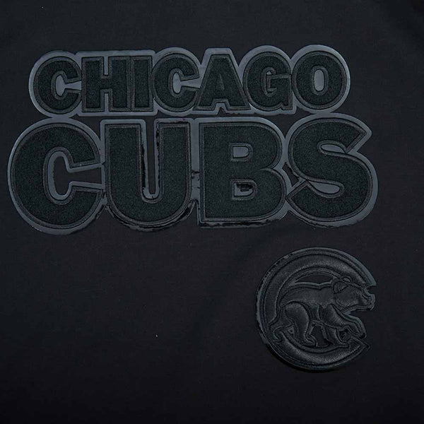 Chicago Cubs Pro Standard Triple Black Hooded Sweatshirt