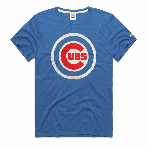 Chicago Cubs Homage Royal Bullseye T Shirt