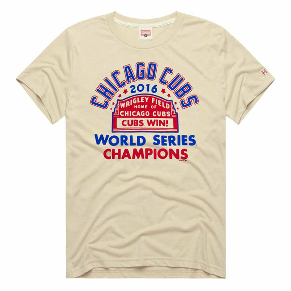 Chicago Cubs Homage 2016 World Series Marquee T Shirt