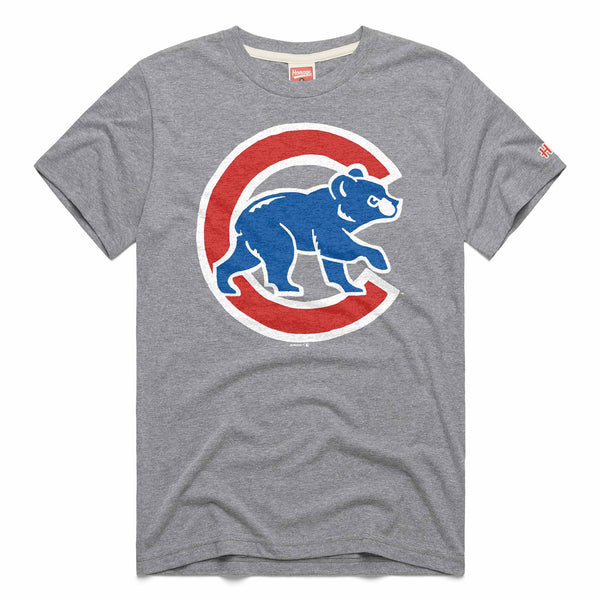 Chicago Cubs Homage Grey Walking Bear T Shirt