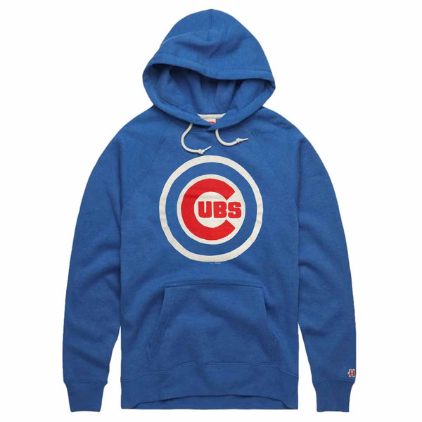 Chicago Cubs Homage Royal Bullseye Hooded Sweatshirt