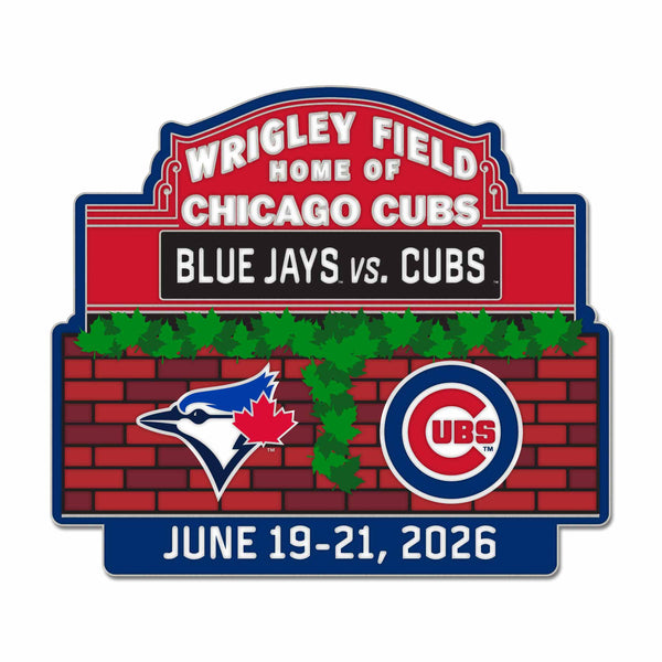 Chicago Cubs vs. Toronto Blue Jays 2026 Series Pin