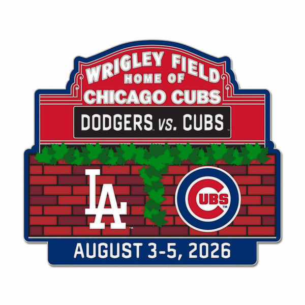 Chicago Cubs vs. Los Angeles Dodgers 2026 Series Pin