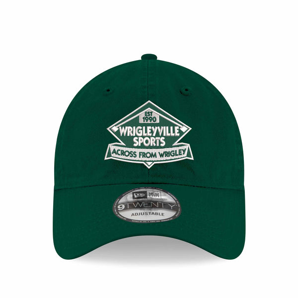 Wrigleyville Sports New Era Green 9TWENTY Adjustable Cap