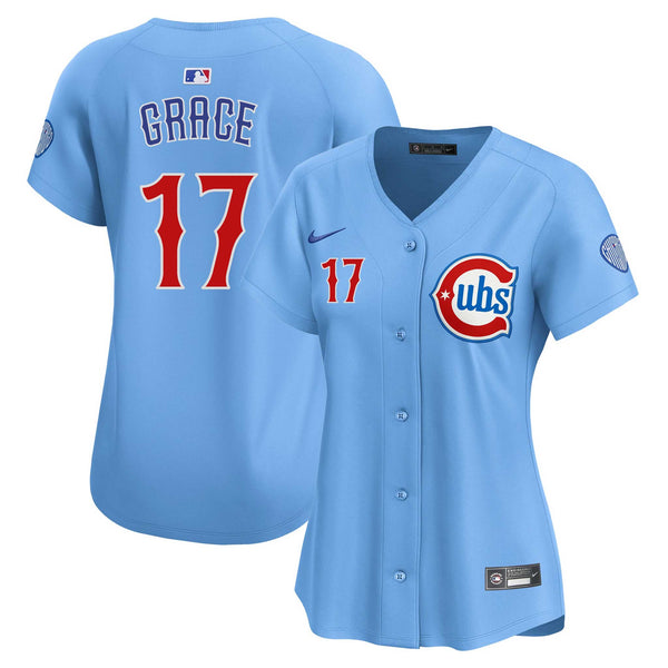 Chicago Cubs Mark Grace Women's Nike Alternate Two Jersey With Authentic Lettering
