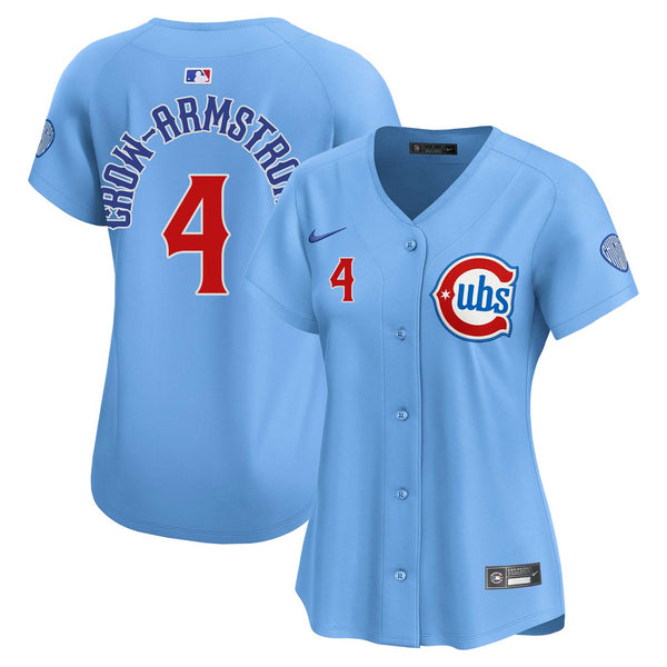 Chicago Cubs Pete Crow-Armstrong Women's Nike Alternate Two Jersey With Authentic Lettering