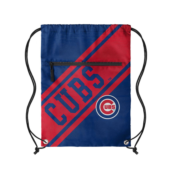 Chicago Cubs Zippered Drawstring Bag