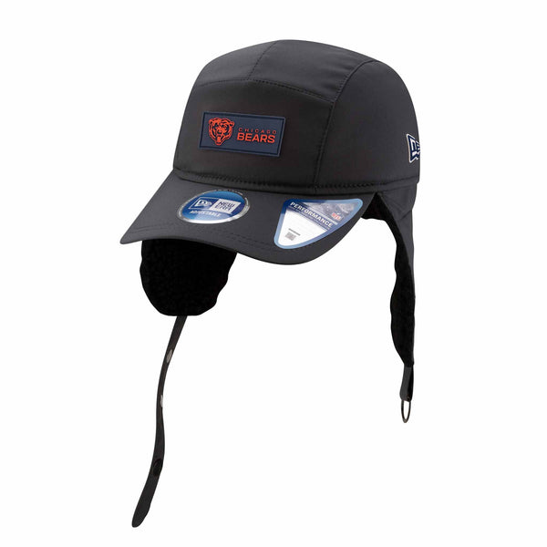 Chicago Bears New Era 2025 Sideline Cold Weather Dog Ear Runner Adjustable Cap