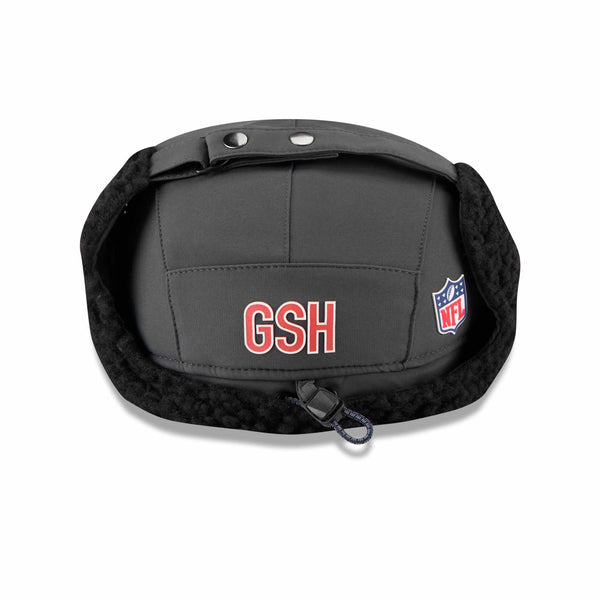 Chicago Bears New Era 2025 Sideline Cold Weather Dog Ear Runner Adjustable Cap