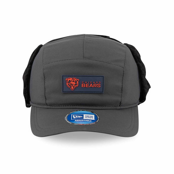 Chicago Bears New Era 2025 Sideline Cold Weather Dog Ear Runner Adjustable Cap