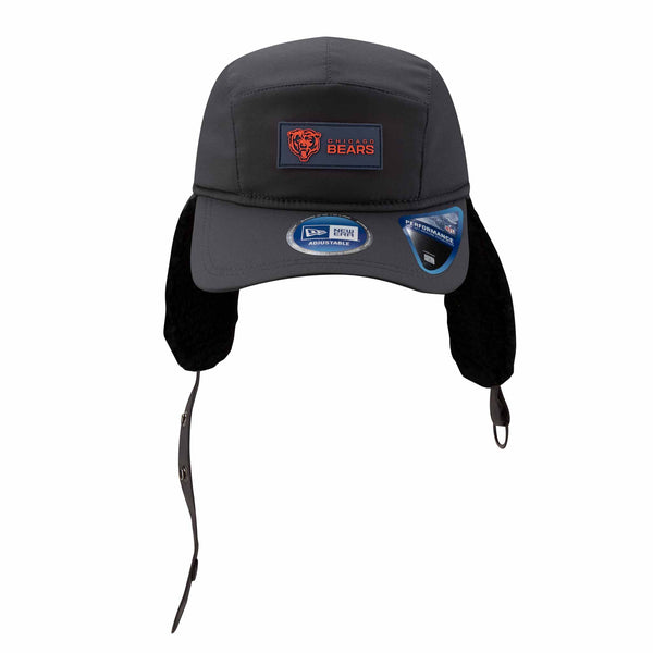 Chicago Bears New Era 2025 Sideline Cold Weather Dog Ear Runner Adjustable Cap