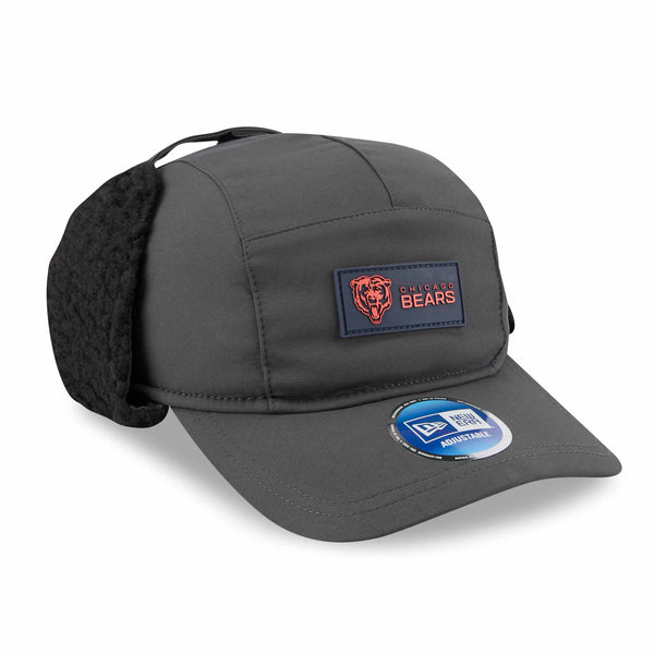 Chicago Bears New Era 2025 Sideline Cold Weather Dog Ear Runner Adjustable Cap
