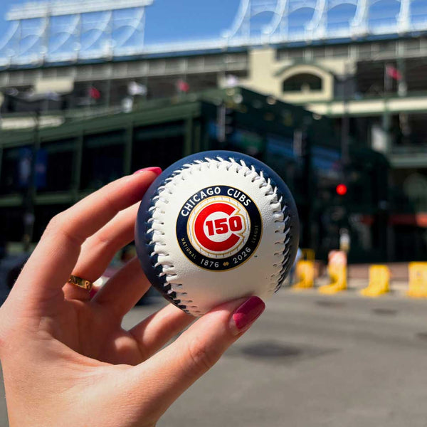 Chicago Cubs Rawlings 150 Year Anniversary Logo Ball