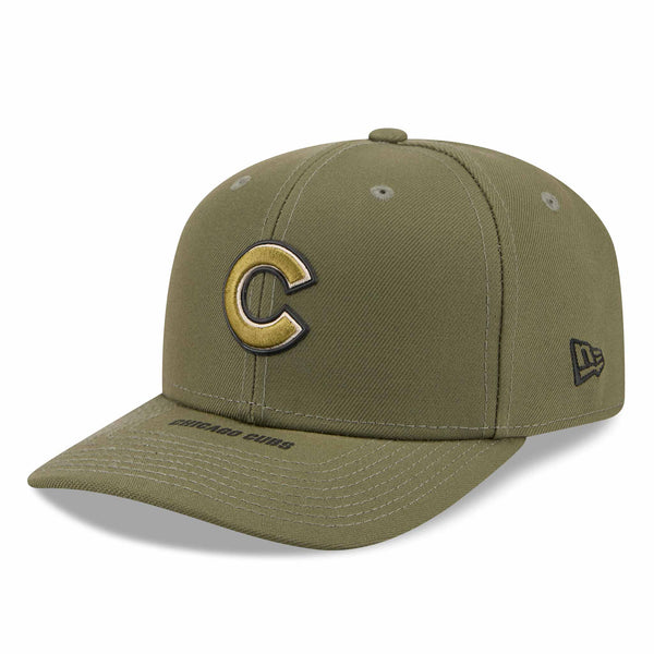 Chicago Cubs New Era 2026 Armed Forces Day 9SEVENTY Stretch Fit Adjustable Cap