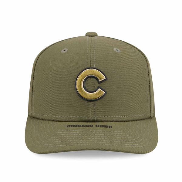 Chicago Cubs New Era 2026 Armed Forces Day 9SEVENTY Stretch Fit Adjustable Cap
