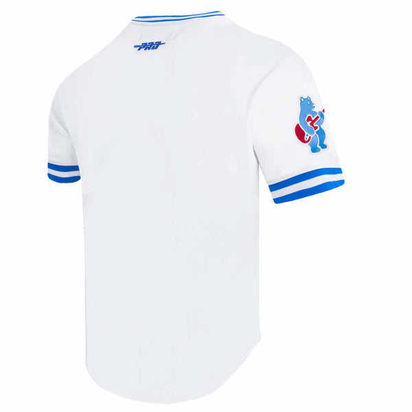 Chicago Cubs Pro Standard Modern Logo 150 Year White Heavyweight Jersey T Shirt