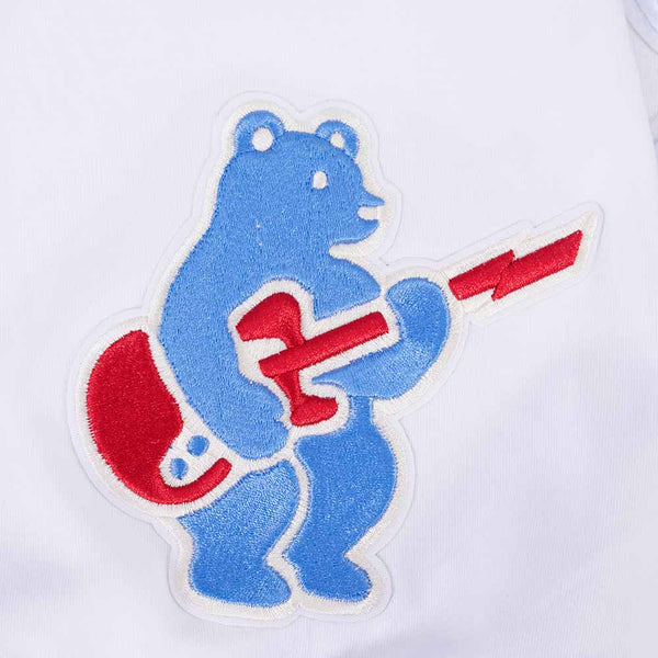 Chicago Cubs Pro Standard Modern Logo 150 Year White Heavyweight Jersey T Shirt