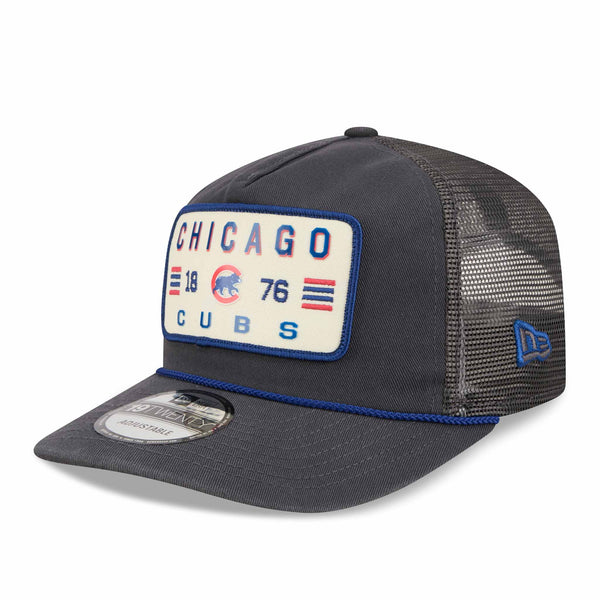 Chicago Cubs New Era Washed Mesh Walking Bear 19TWENTY Rope Adjustable Cap