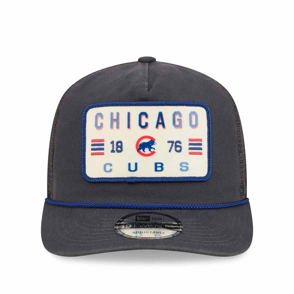 Chicago Cubs New Era Washed Mesh Walking Bear 19TWENTY Rope Adjustable Cap