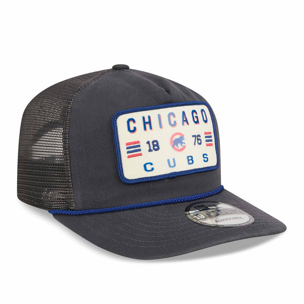 Chicago Cubs New Era Washed Mesh Walking Bear 19TWENTY Rope Adjustable Cap