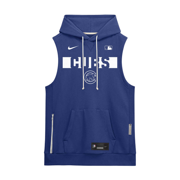 Chicago Cubs Nike Royal Authentic Collection Standard Issue Dri-FIT Sleeveless Hoodie