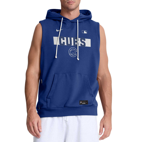 Chicago Cubs Nike Royal Authentic Collection Standard Issue Dri-FIT Sleeveless Hoodie