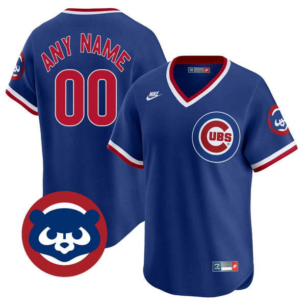 Chicago Cubs Customized Nike Limited Vapor 1994-96 Alternate Cooperstown Jersey With Authentic Lettering