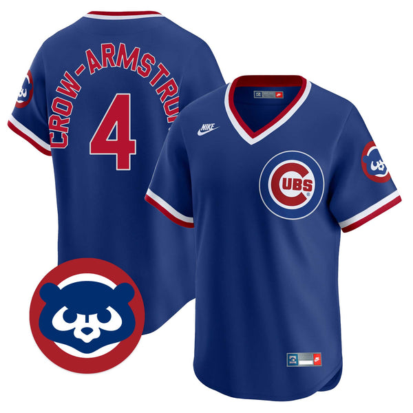 Chicago Cubs Pete Crow-Armstrong Nike Limited Vapor 1994-96 Alternate Cooperstown Jersey With Authentic Lettering