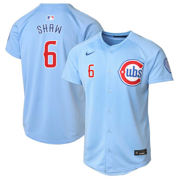 Chicago Cubs Matt Shaw Nike Youth Blues Alternate 2 Home Run Jersey