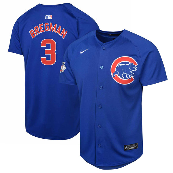 Chicago Cubs Alex Bregman Youth Nike Alternate Home Run Jersey With Authentic Lettering