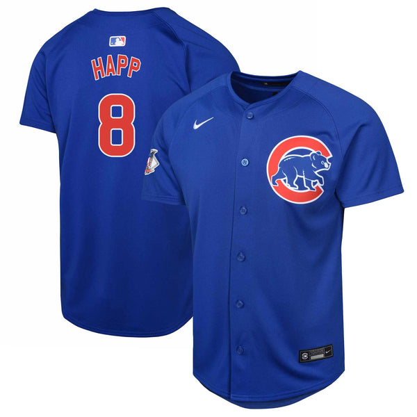 Chicago Cubs Ian Happ Youth Nike Alternate Home Run Jersey With Authentic Lettering
