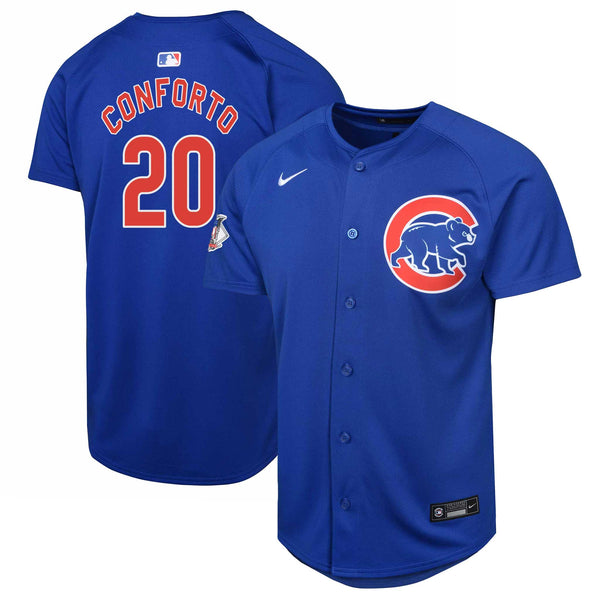 Chicago Cubs Michael Conforto Youth Nike Alternate Home Run Jersey With Authentic Lettering
