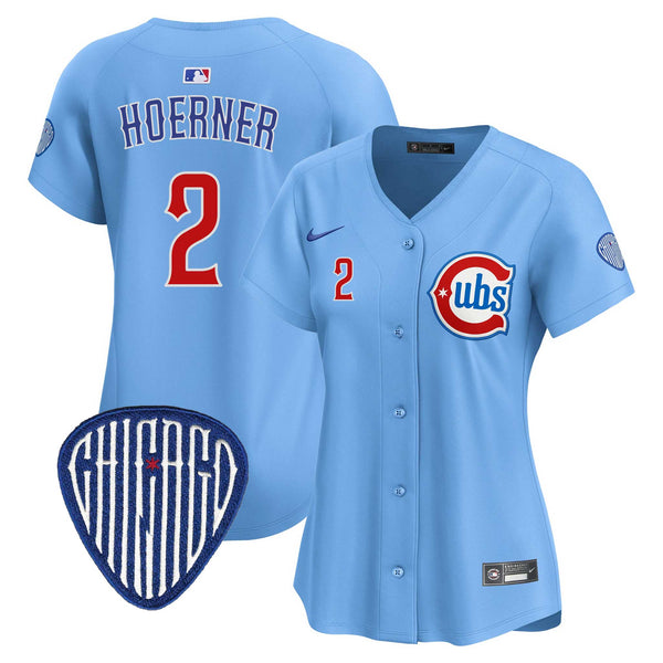 Chicago Cubs Nico Hoerner Women's Nike Alternate Two Jersey