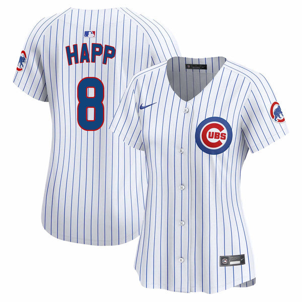 Chicago Cubs Ian Happ Women's Nike Home Jersey With Authentic Lettering