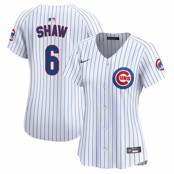 Chicago Cubs Matt Shaw Women's Nike Home Jersey With Authentic Lettering