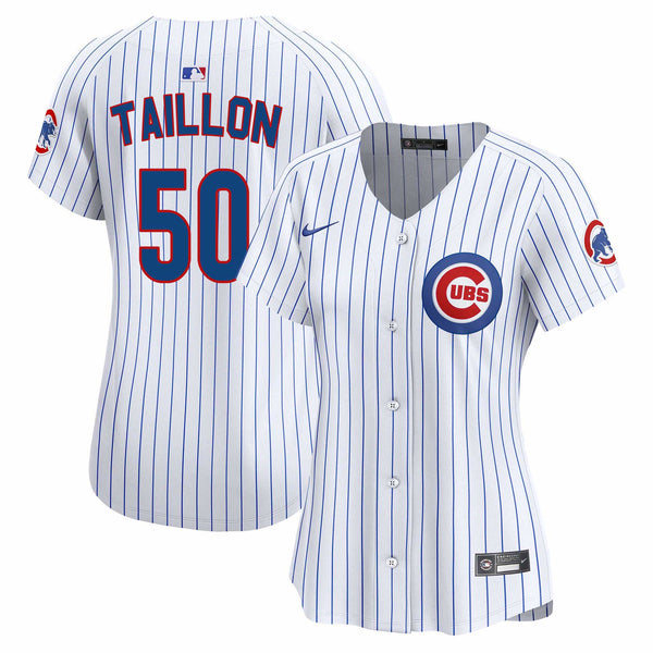 Chicago Cubs Jameson Taillon Women's Nike Home Jersey With Authentic Lettering