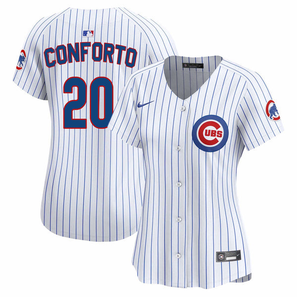 Chicago Cubs Michael Conforto Women's Nike Home Jersey With Authentic Lettering