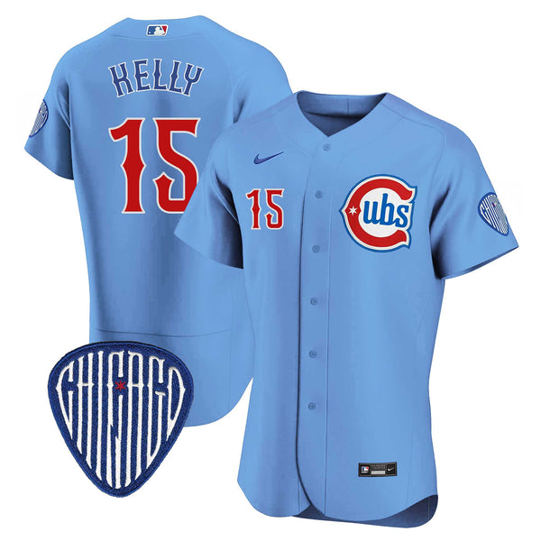 Chicago Cubs Carson Kelly Nike Coolbase Authentic Alternate 2 Jersey with Authentic Lettering