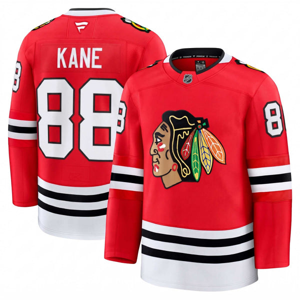Chicago Blackhawks Patrick Kane Fanatics Home Premium Jersey With Authentic Lettering