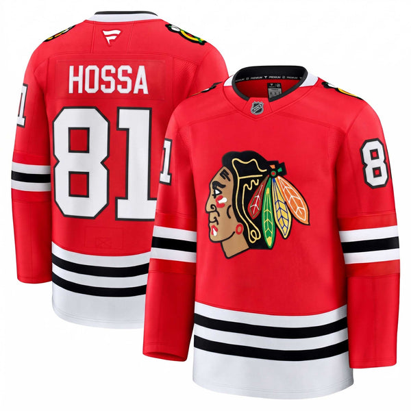 Chicago Blackhawks Marián Hossa Fanatics Home Premium Jersey With Authentic Lettering