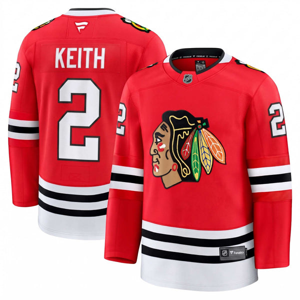 Chicago Blackhawks Duncan Keith Fanatics Home Premium Jersey With Authentic Lettering