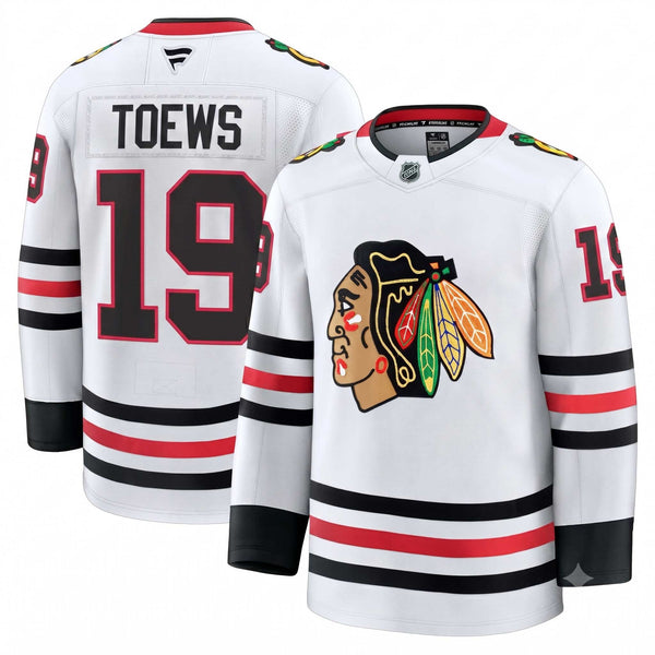 Chicago Blackhawks Jonathan Toews Fanatics Road Premium Jersey With Authentic Lettering