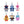 Load image into Gallery viewer, Chicago Cubs Mystery Foocoos Plush Bag Charm
